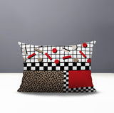 Lumo Abstract Reversible Indoor/Outdoor Lumbar Pillow