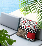 Lumo Abstract Reversible Indoor/Outdoor Square Pillow
