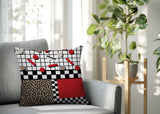 Lumo Abstract Reversible Indoor/Outdoor Square Pillow
