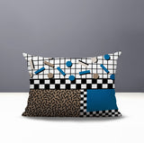 Lumo Abstract Reversible Indoor/Outdoor Lumbar Pillow