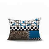 Lumo Abstract Reversible Indoor/Outdoor Lumbar Pillow