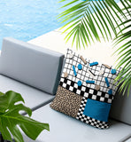 Lumo Abstract Reversible Indoor/Outdoor Lumbar Pillow