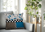 Lumo Abstract Reversible Indoor/Outdoor Lumbar Pillow