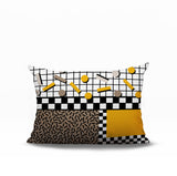 Lumo Abstract Reversible Indoor/Outdoor Lumbar Pillow