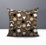 Lunko Abstract Reversible Indoor/Outdoor Square Pillow