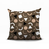 Lunko Abstract Reversible Indoor/Outdoor Square Pillow
