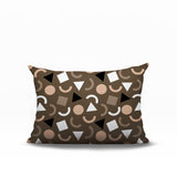 Lunko Abstract Reversible Indoor/Outdoor Lumbar Pillow