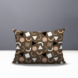 Lunko Abstract Reversible Indoor/Outdoor Lumbar Pillow