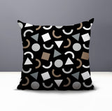 Lunko Abstract Reversible Indoor/Outdoor Square Pillow