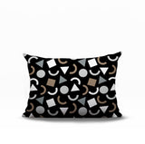 Lunko Abstract Reversible Indoor/Outdoor Lumbar Pillow
