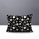 Lunko Abstract Reversible Indoor/Outdoor Lumbar Pillow