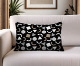 Lunko Abstract Reversible Indoor/Outdoor Lumbar Pillow