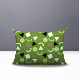 Lunko Abstract Reversible Indoor/Outdoor Lumbar Pillow