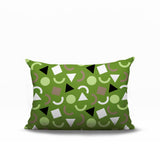 Lunko Abstract Reversible Indoor/Outdoor Lumbar Pillow