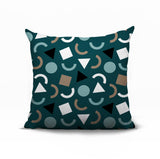 Lunko Abstract Reversible Indoor/Outdoor Square Pillow