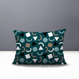 Lunko Abstract Reversible Indoor/Outdoor Lumbar Pillow