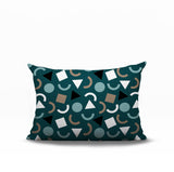 Lunko Abstract Reversible Indoor/Outdoor Lumbar Pillow