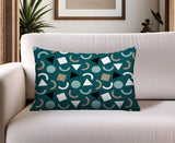 Lunko Abstract Reversible Indoor/Outdoor Lumbar Pillow