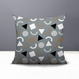 Lunko Abstract Reversible Indoor/Outdoor Square Pillow