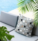 Lunko Abstract Reversible Indoor/Outdoor Lumbar Pillow