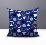 Lunko Abstract Reversible Indoor/Outdoor Square Pillow