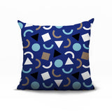 Lunko Abstract Reversible Indoor/Outdoor Square Pillow
