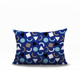 Lunko Abstract Reversible Indoor/Outdoor Lumbar Pillow