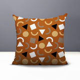 Lunko Abstract Reversible Indoor/Outdoor Square Pillow