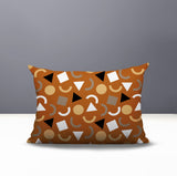 Lunko Abstract Reversible Indoor/Outdoor Lumbar Pillow