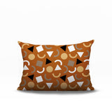 Lunko Abstract Reversible Indoor/Outdoor Lumbar Pillow