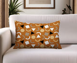 Lunko Abstract Reversible Indoor/Outdoor Lumbar Pillow