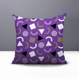 Lunko Abstract Reversible Indoor/Outdoor Square Pillow