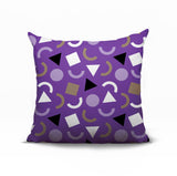 Lunko Abstract Reversible Indoor/Outdoor Square Pillow