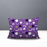 Lunko Abstract Reversible Indoor/Outdoor Lumbar Pillow
