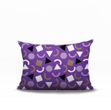 Lunko Abstract Reversible Indoor/Outdoor Lumbar Pillow