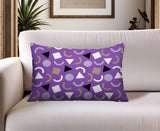 Lunko Abstract Reversible Indoor/Outdoor Lumbar Pillow