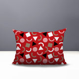 Lunko Abstract Reversible Indoor/Outdoor Lumbar Pillow