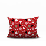 Lunko Abstract Reversible Indoor/Outdoor Lumbar Pillow