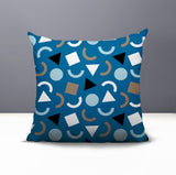Lunko Abstract Reversible Indoor/Outdoor Square Pillow