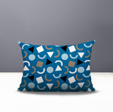 Lunko Abstract Reversible Indoor/Outdoor Lumbar Pillow