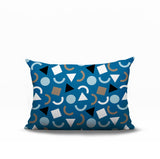 Lunko Abstract Reversible Indoor/Outdoor Lumbar Pillow