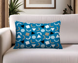 Lunko Abstract Reversible Indoor/Outdoor Lumbar Pillow