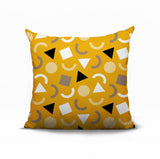 Lunko Abstract Reversible Indoor/Outdoor Square Pillow