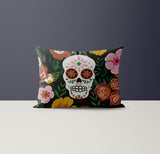 Lupe Microsuede Lumbar Throw Pillow in Black; Brown; Green - Size 20x14