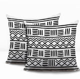 Luva Tribal 2 Sets Indoor/Outdoor Reversible Square Pillow
