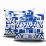 Luva Tribal 2 Sets Indoor/Outdoor Reversible Square Pillow