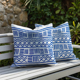 Luva Tribal 2 Sets Indoor/Outdoor Reversible Square Pillow