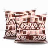 Luva Tribal 2 Sets Indoor/Outdoor Reversible Square Pillow