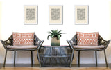 Luva Tribal 2 Sets Indoor/Outdoor Reversible Rectangular Pillow
