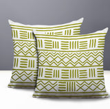 Luva Tribal 2 Sets Indoor/Outdoor Reversible Square Pillow